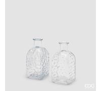 EDG Enzo De Gasperi Vaso Bottiglia H 13,5 Cm L 6 Cm L 6 Cm 2 Ass. Natural Trasparente 1 Pz