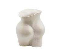 EDG Enzo De Gasperi Vaso Chakra Booty H 26 Cm 22 x 16 Cm Ceramica Bianco