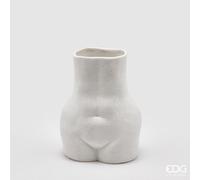 EDG Enzo De Gasperi Vaso Donna H.22x17x14 White Bianco