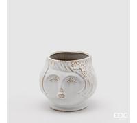 EDG Enzo De Gasperi Vaso Faccia Lady H.14 D.16 Ivory Avorio