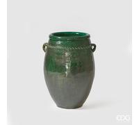 EDG Enzo De Gasperi Vaso Fenice Anfora H 69 Cm D 42 Cm Green Waterproof