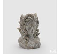 EDG Enzo De Gasperi Vaso in Cemento Medusa H 35 Cm L 25 Cm L 20 Cm Grey Waterproof
