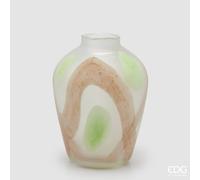 EDG Enzo De Gasperi Vaso Macula Anfora H 32 Cm D 25 Cm Waterproof Vetro Mix Verde