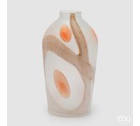 EDG Enzo De Gasperi Vaso Macula Anfora H 37 Cm D 20 Cm Waterproof Vetro Mix Orange