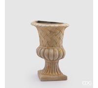 EDG Enzo De Gasperi Vaso Parete Coppa Ivory Ceramica 59 cm