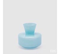 EDG Enzo De Gasperi Vaso Rotondo con Collo H 15 Cm D 16 Cm Waterproof Aqua