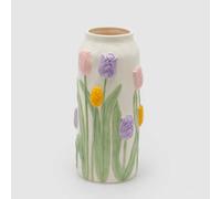 EDG Enzo De Gasperi Vaso Tulipani Cilindro 30x14cm Ceramica