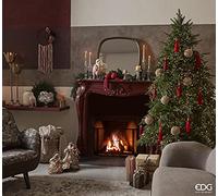 EDG Enzo De Gasperi Albero di Natale Pino Luxury H 270 Cm D 163 Cm con 6.000 Led Verde