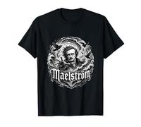 Edgar Allan Poe A Descent Into The Maelstrom Gothic Maglietta