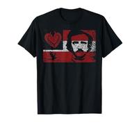 Edgar Allan Poe Bandiera Corvo Tell-Tale Cuore Gotico Fan Regalo Maglietta