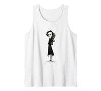 Edgar Allan Poe Beloved Cat Canotta
