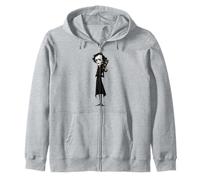 Edgar Allan Poe Beloved Cat Felpa con Cappuccio
