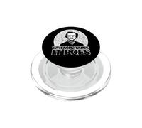 Edgar Allan Poe divertente Quando piove Poes PopSockets PopGrip per MagSafe