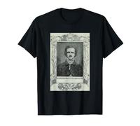 Edgar Allan Poe Goth Scrittore Poeta Raven Macabro Tristezza Scuro Maglietta
