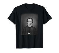 Edgar Allan Poe Goth Scrittore Poeta Raven Macabro Tristezza Scuro Maglietta