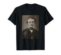 Edgar Allan Poe Goth Scrittore Poeta Raven Macabro Tristezza Scuro Maglietta
