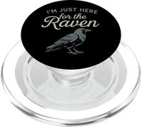 Edgar Allan Poe Nevermore Gothic Macabre Look da amante dei libri PopSockets PopGrip per MagSafe