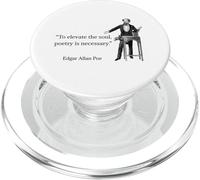 Edgar Allan Poe per elevare la citazione dell'anima PopSockets PopGrip per MagSafe