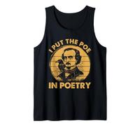 Edgar Allan Poe Poesia Gioco di Parole I Put The Poe in Poesia Canotta