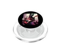 Edgar Allen Poe Zombie Suonare Chitarra Horror Alt Goth Rock PopSockets PopGrip per MagSafe