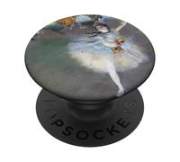 Edgar Degas Ballerina sul palco per artisti e ballerine PopSockets PopGrip Adesivo