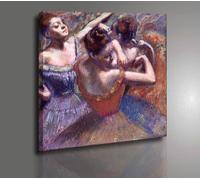 Edgar Degas Ballerine dietro le Quinte Stampa su Tela Cotone Vernice Pennellate