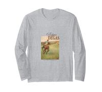 Edgar Degas Jockey su Castagno Cavallo Classico Pittura Maglia a Manica