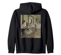 Edgar Degas The Dance Class Felpa con Cappuccio