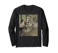 Edgar Degas The Dance Class Maglia a Manica