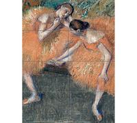 Edgar Degas Two Dancers XL Giant Panel Poster (8 Sections) Ballerino Manifesto