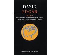 Edgar Plays: 1: One : the Jail Diary of Albie Sachs Based on Albie Sach's 'jail Diary' Mary Barns Based on 'mary Barnes : Two Accounts of a Journey Through M: v.1