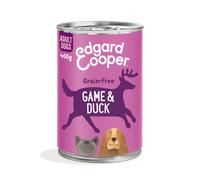 Edgard & Cooper Adult Grain Free 400 gr - Selvaggina e Anatra - Confezione da 6 pezzi - Cibo Umido per Cani - 1° ORDINE? scegli lo sconto BZR5 / BZR20 + 200 punti fedeltà