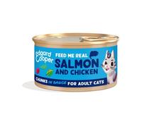 Edgard & Cooper Cat Adult Bocconcini in salsa Grain Free 85 gr - Salmone e pollo - Confezione da 18 pezzi - 1° ORDINE? scegli lo sconto BZR5 / BZR20 + 200 punti fedeltà