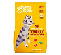 Edgard & Cooper Cat Adult Grain Free Pollo e Tacchino - Croccantini per gatti - 1° ORDINE? scegli lo sconto BZR5 / BZR20 + 200 punti fedeltà