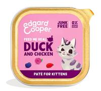 Edgard & Cooper Cat Kitten Patè Grain Free 85 gr Anatra e pollo - confezione da 16 pezzi - Cibo umido per gatti - 1° ORDINE? scegli lo sconto BZR5 / BZR20 + 200 punti fedeltà
