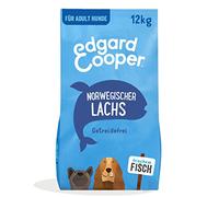 Edgard & Cooper - Cibo secco per cani (salmone, 12 kg), senza cereali, ingredienti naturali e carni fresche, pieno di aminoacidi essenziali
