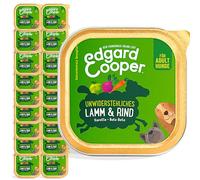Edgard & Cooper Cibo umido per cani (agnello e manzo, 150 g x 11), senza cereali, ingredienti naturali e carne fresca, pieno di aminoacidi essenziali
