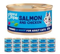 Edgard & Cooper cibo umido per gatti, (Pollo Fresco, 85g x 18), carne in salsa, sterilizzati o attivo, carne fresca e ingredienti naturali, senza cereali, senza zuccheri aggiunti
