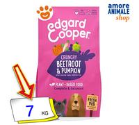 Edgard Cooper Dog Adult Barbabietole e Zucca Cibo Secco Cani 2,5/ 7 Kg