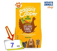 EDGARD&COOPER DOG BIO ADULT ALL BREEDS TACCHINO & POLLO 7 KG.