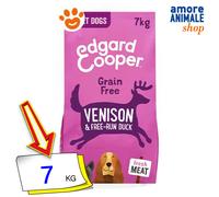 Edgard & Cooper Adult al Cervo e Anatra Ruspante Freschi con Mela, Barbabietola, Pera e Mirtillo da 7 Kg