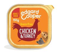 Edgard&cooper dog e adult chicken turkey 150 g