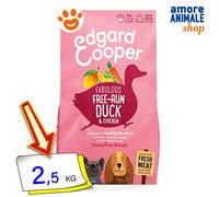 Edgard Cooper Dog Puppy con Anatra e Pollo Cibo Secco Cani 2,5/ 7/ 12 Kg