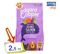 Edgard Cooper Dog Puppy con Salmone e Tacchino Cibo Secco Cani 2,5/ 7/ 12 Kg