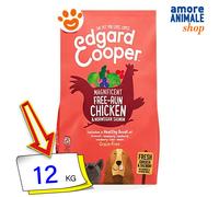 Edgard Cooper Dog Senior Pollo e Salmone Cibo Secco Cani 2,5/ 7/ 12 Kg
