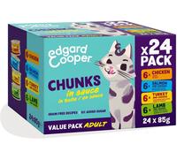 Edgard Cooper Cat Adult Assortito Multipack (24x85 Gr) - Edgard Cooper Cat Adult Assortito Multipack (24x85 Gr) - Confezione Da 24x85 Gr
