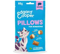 Edgard & Cooper snack naturali per gatti, Fagottini di salmone (1 x 60g), ricchi di carne fresca, snack senza cereali per premiare, <2 kcal per snack, naturali e senza zuccheri aggiunti