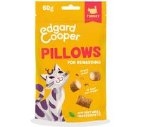 Edgard & Cooper snack naturali per gatti, Fagottini di tacchino (1 x 60g), ipoallergenici, carne fresca, snack senza cereali per premiare, <2 kcal per snack, naturali e senza zuccheri aggiunti