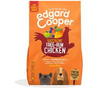 Edgard & Cooper Crochette Cani Adulti, Senza Cereali Per Cani Di Taglia Grande (12kg), Pollo Fresco, Con Ingredienti Naturali: Mela, Patata Dolce, Cavolo Riccio e Mirtillo, Senza Farine Di Carne