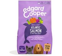 Edgard & Cooper Puppy Salmone e Tacchino con Piselli, Pera, Zucca, Mela, Barbabietola e Mirtillo da 7 Kg